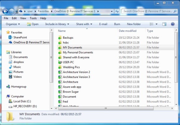 OneDrive For Business Redirect My Documents