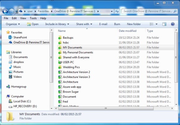 OneDrive For Business Redirect My Documents